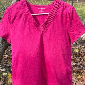 Croft & Barrow Magenta T-Shirt